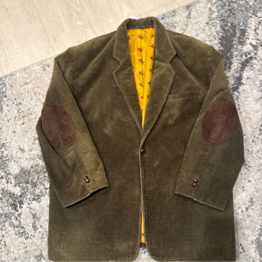 Vintage Bean Pole Corduroy Blazer Size EEL